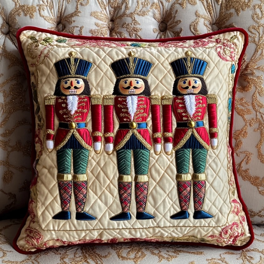 Christmas Nutcracker XR1809008CL Quilt Pillow Case-tidenox