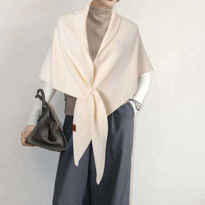 Women's Solid Color Shawl-tidenox
