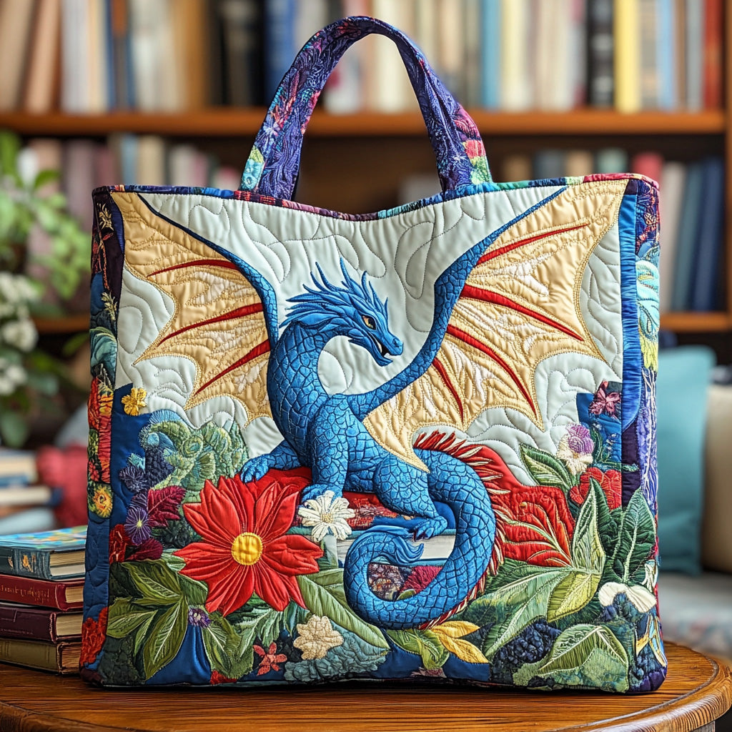 Dragon Quilted Tote Bag GFTONL4882-tidenox