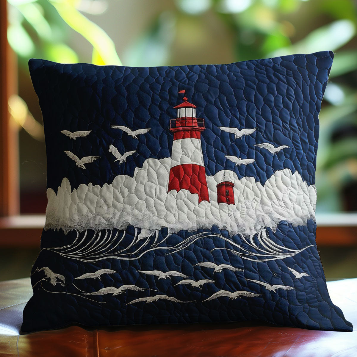 Seabreeze Lighthouse WN2304055CL Quilt Pillow Case-tidenox