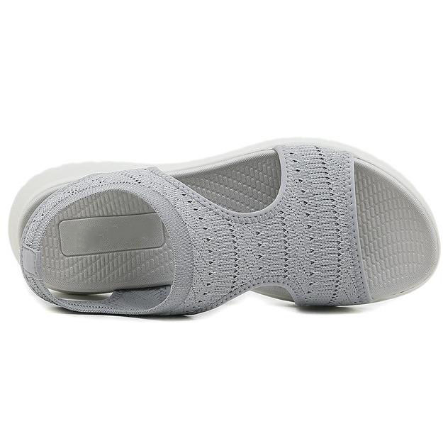Orthopedic Sandals Cushion Walk Fly Knit Sporty Sandal EEE Fit-tidenox