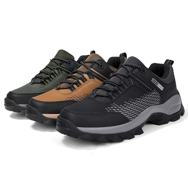 (⏰Limited Time Sale 70% OFF) Men's Wear Resistant Non-slip Anti-skid Anti-puncture Hiking Shoes -tidenox