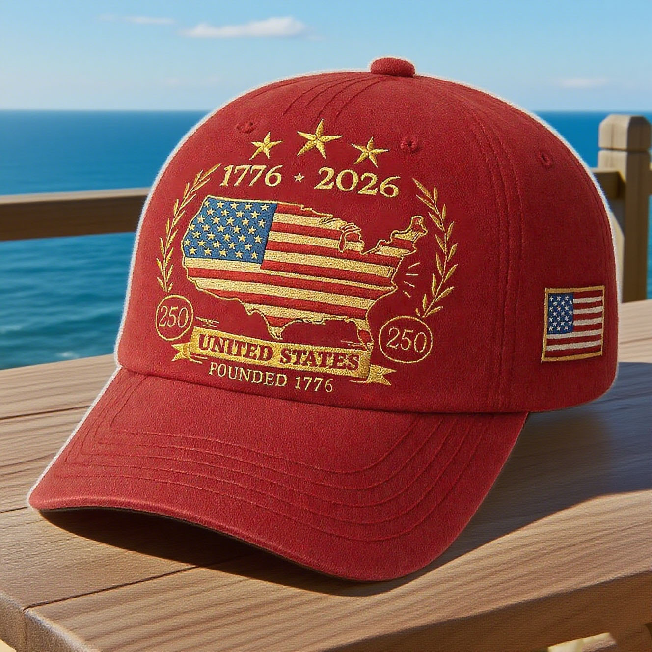250th Anniversary United States Of America Hat-tidenox
