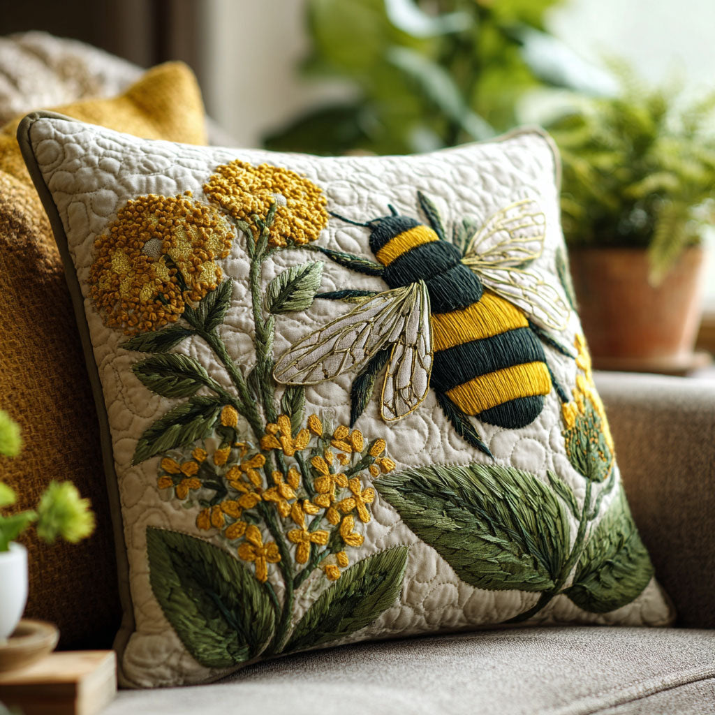 Bee Bloom CW0507008CL Quilt Pillow Case-tidenox
