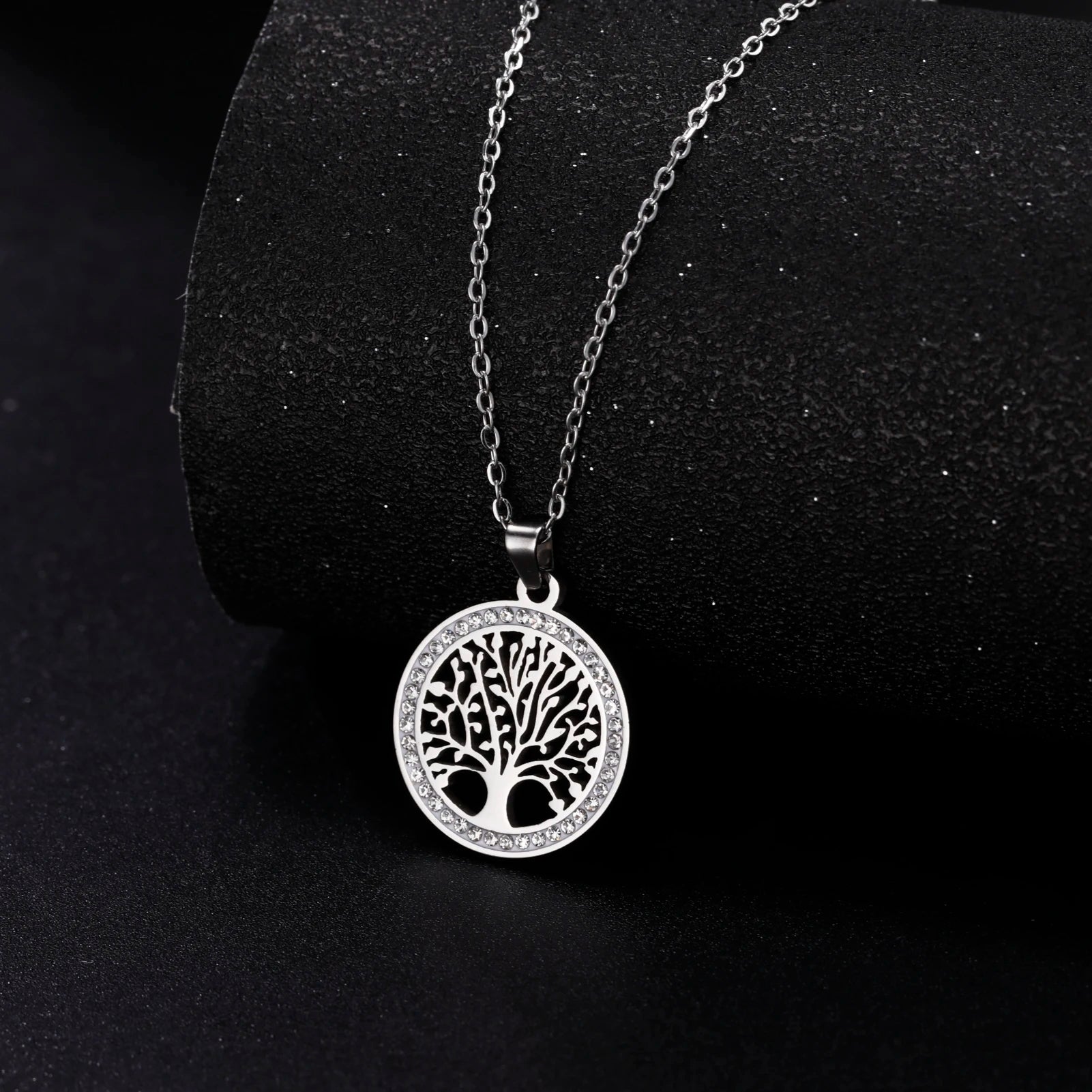 Tree of Life Pendant Necklace-tidenox