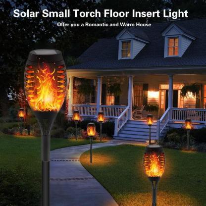 🏆Flash Sale⚡ 50K+ Solar Powered Fire Flame Design Garden Light-tidenox