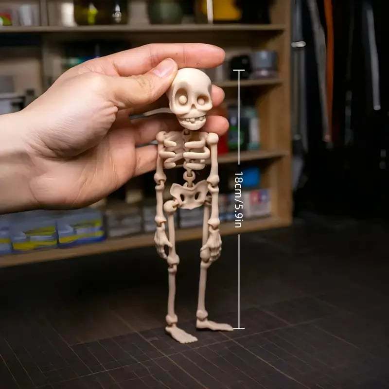 3D Printed Vintage Skeleton Magnetic Figurine 🎃-tidenox