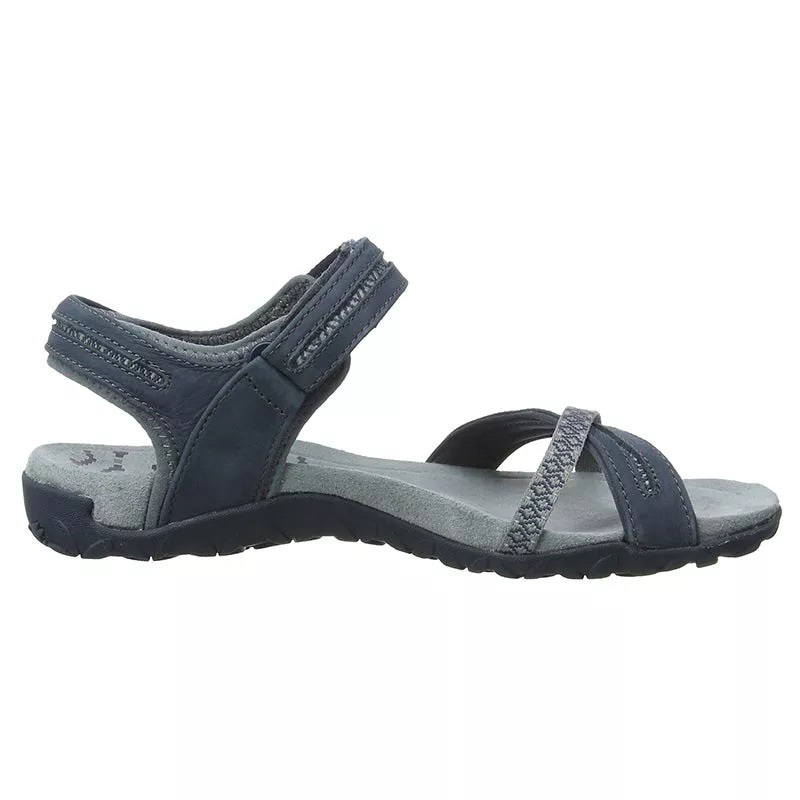Women's  Arch Support Flat Leather Sandals-tidenox