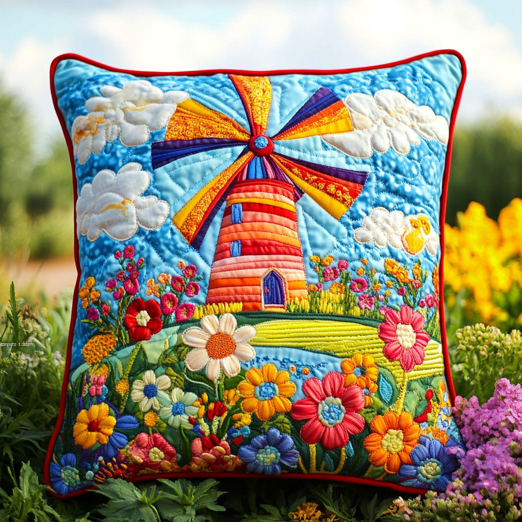 Whispers Of The Windmill WJ2402032CL Quilt Pillow Case-tidenox