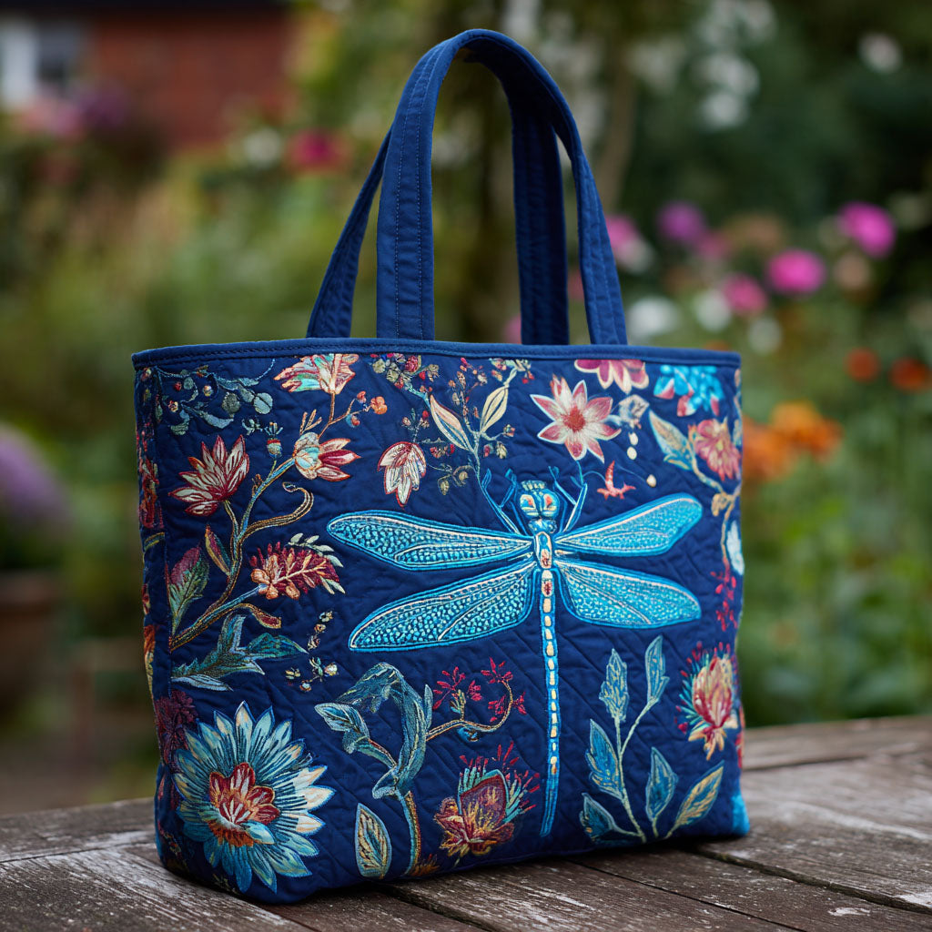 Twilight Skimmer Quilted Tote Bag NCU0PT8698-tidenox