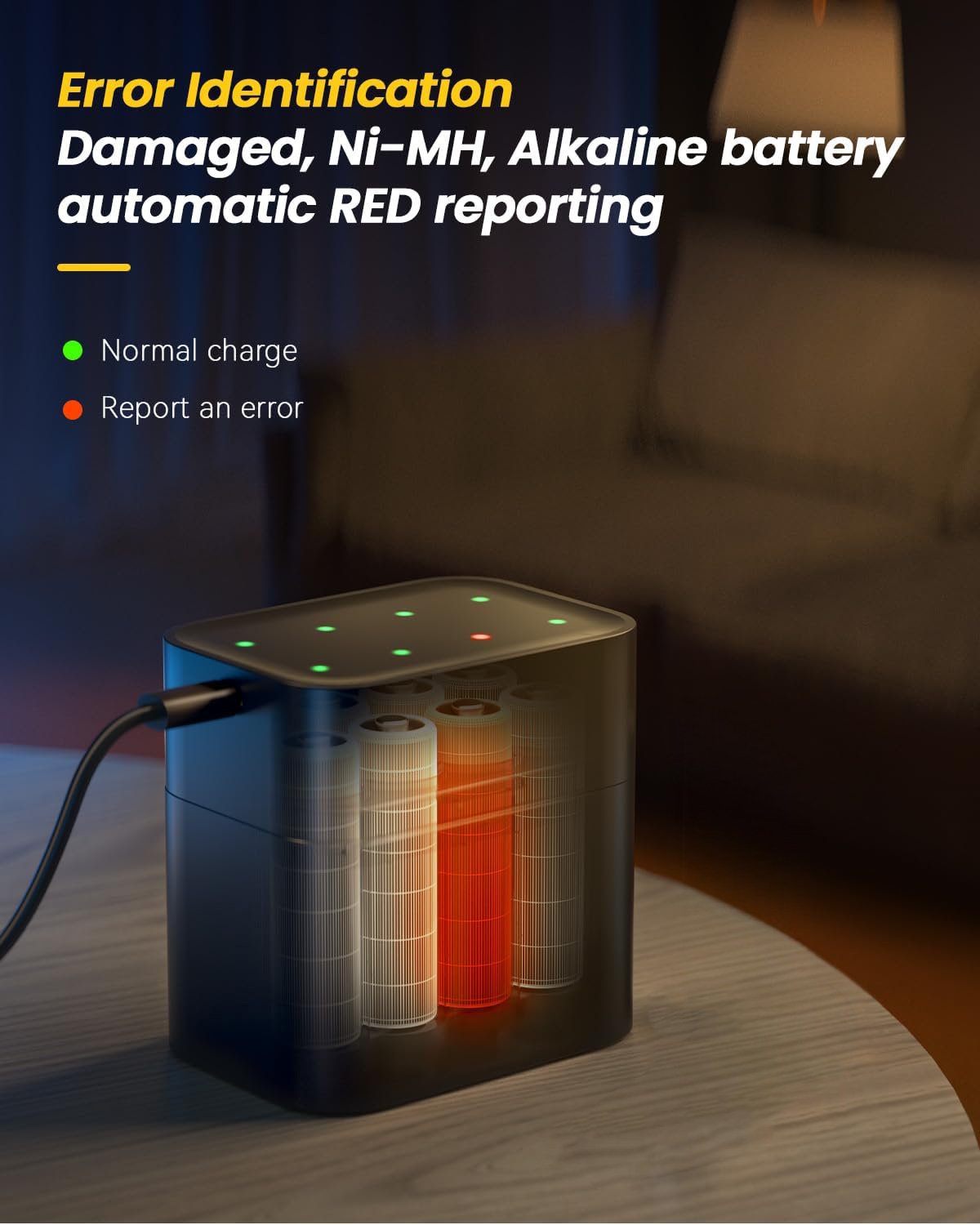 🎁 🔋Rechargeable AA/AAA Lithium Batteries with Charger-tidenox