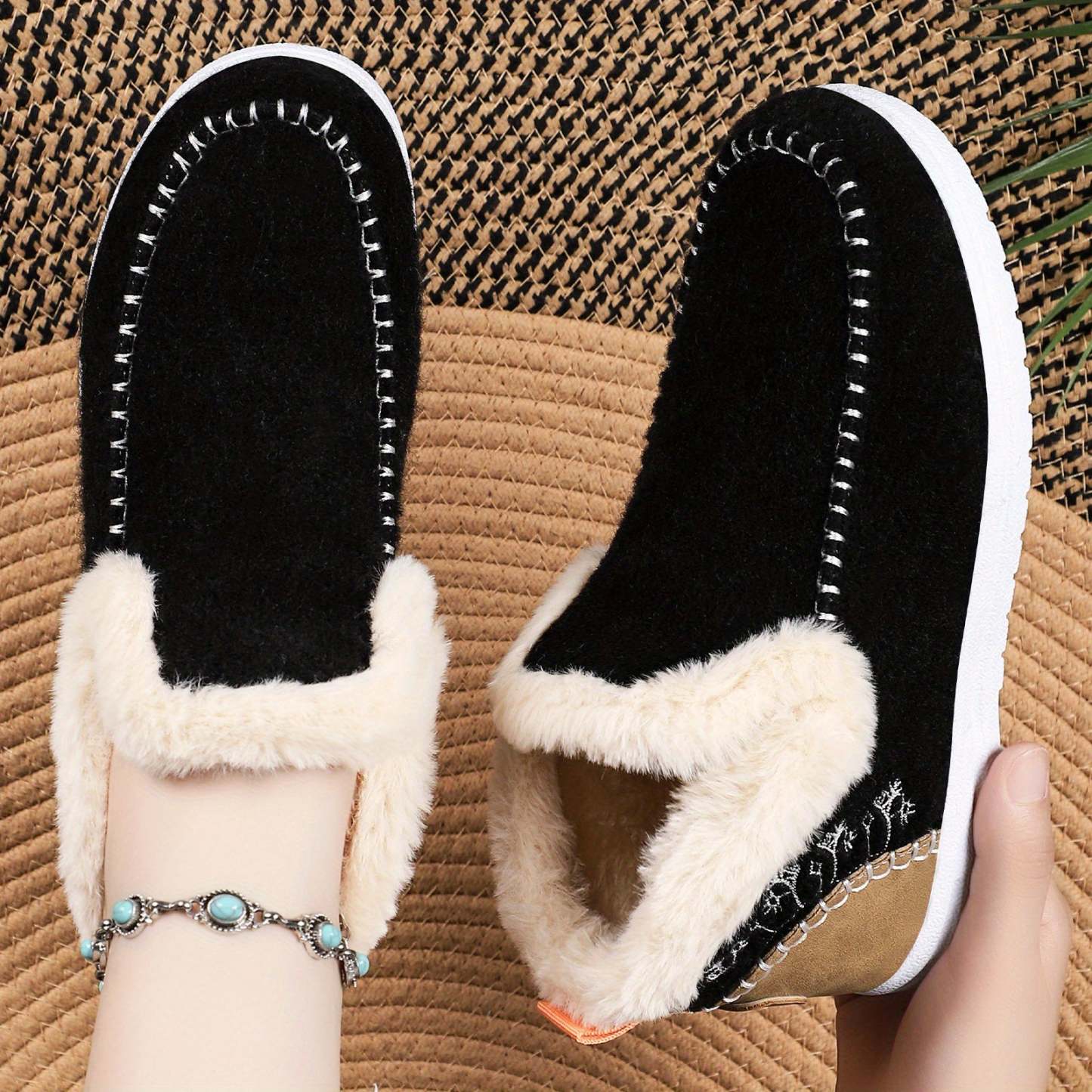 🔥Christmas Day Sale OFF🔥 - Kickly Orthopedic Fleece Slip-On Boots