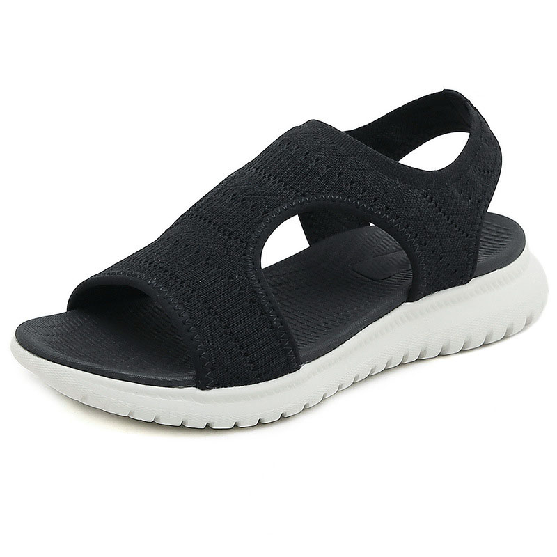 Orthopedic Sandals Cushion Walk Fly Knit Sporty Sandal EEE Fit-tidenox