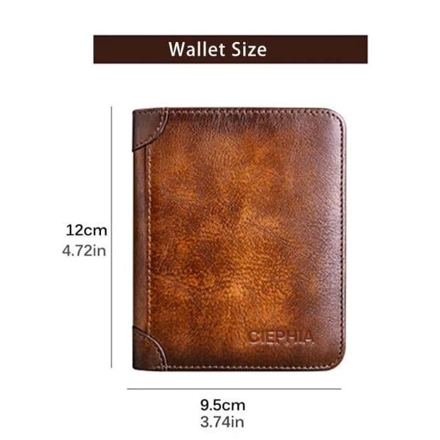 💰Multi-functional RFID Blocking Durable Genuine Leather Wallet🎁Men'swallets