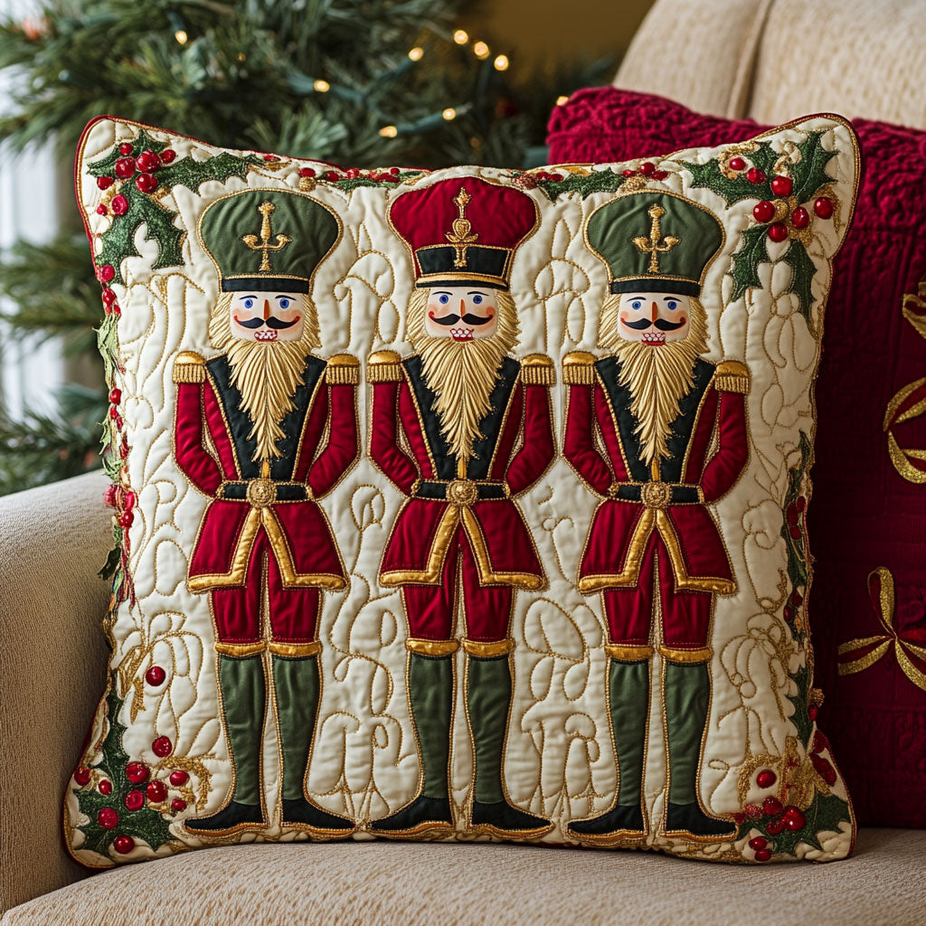 Nutcracker Parade CW0110074CL Quilt Pillow Case-tidenox