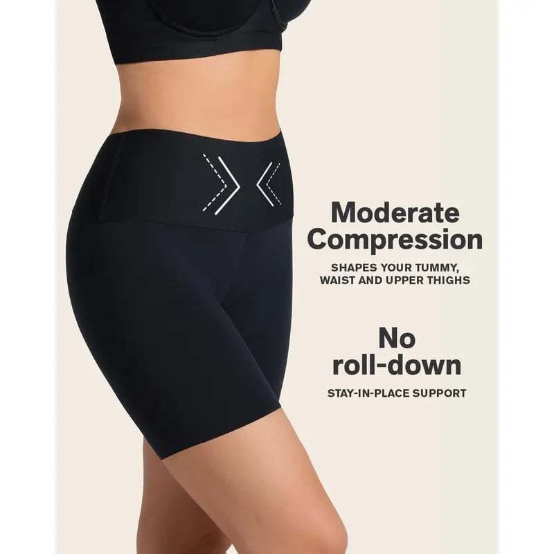 Stay-In-Place Seamless Shaper Short-tidenox