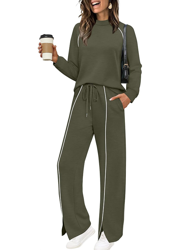 CLEARANCE SALE🔥2025 Fall Two-Piece Wide-Leg Pants Set-tidenox