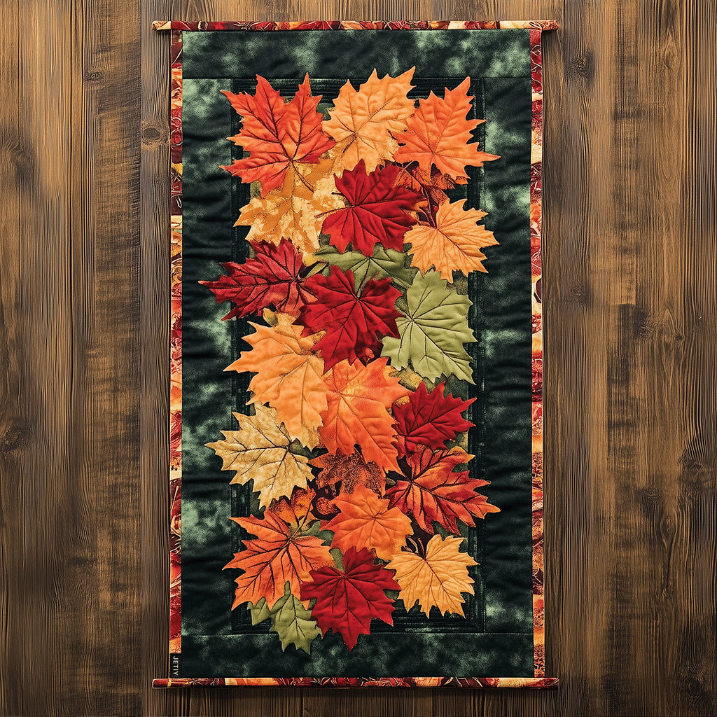 Autumn Leaves Whisper Quilted Table Runner NCU0TL1329-tidenox