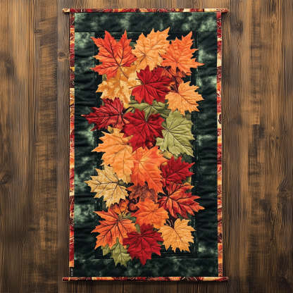 Autumn Leaves Whisper Quilted Table Runner NCU0TL1329-tidenox