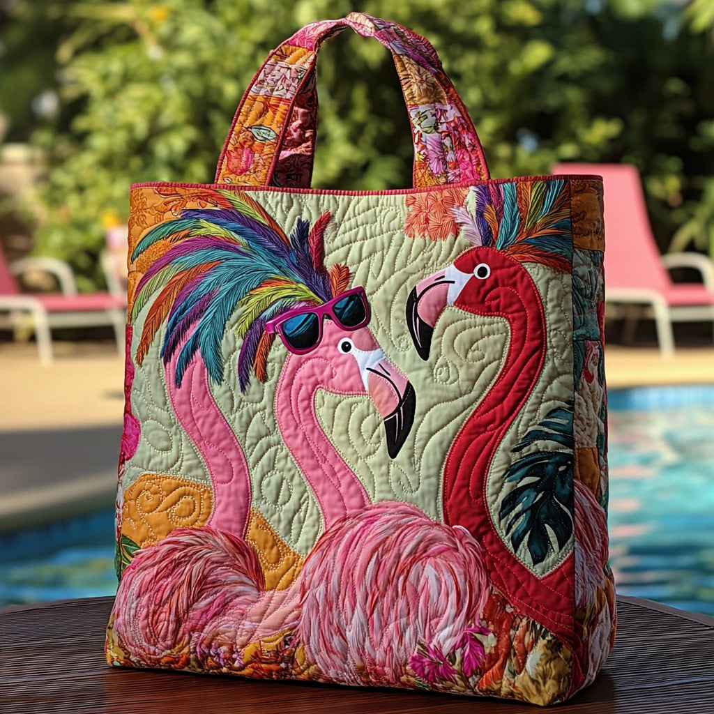 Sassy Flock Quilted Tote Bag NCU0DV6963-tidenox