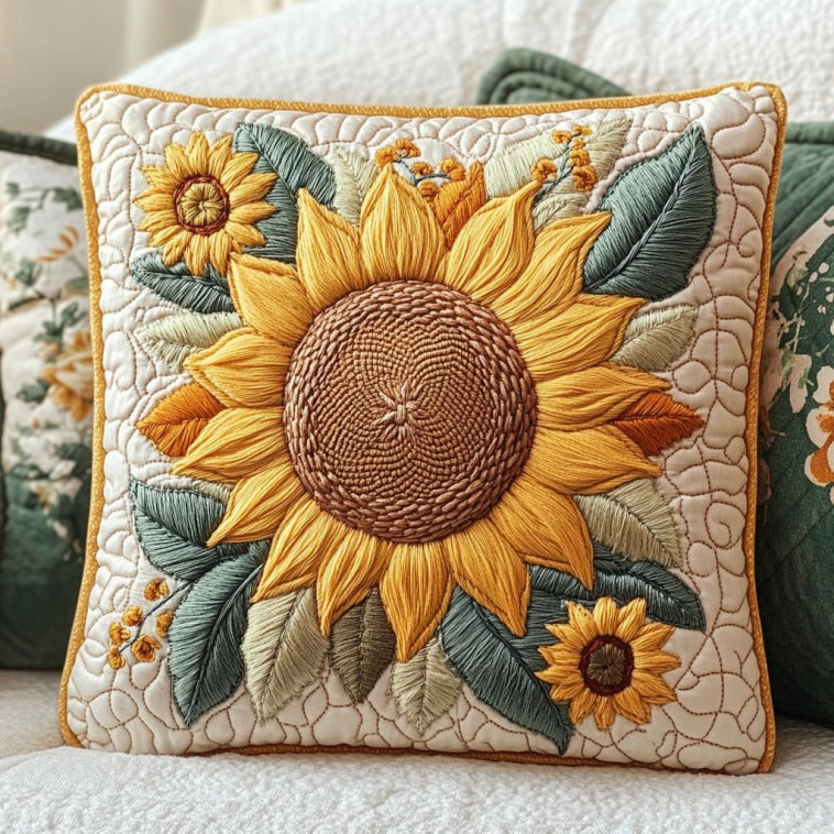 Sunflower XR2210028CL Quilt Pillow Case-tidenox