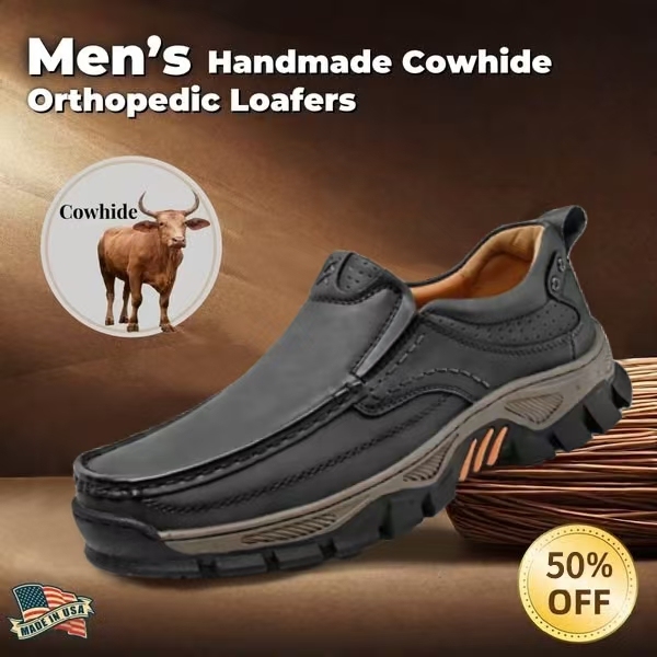 Men's Soft Insole Walking Casual Loafers-tidenox