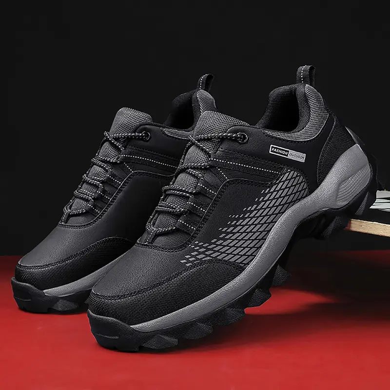 (⏰Limited Time Sale 70% OFF) Men's Wear Resistant Non-slip Anti-skid Anti-puncture Hiking Shoes -tidenox