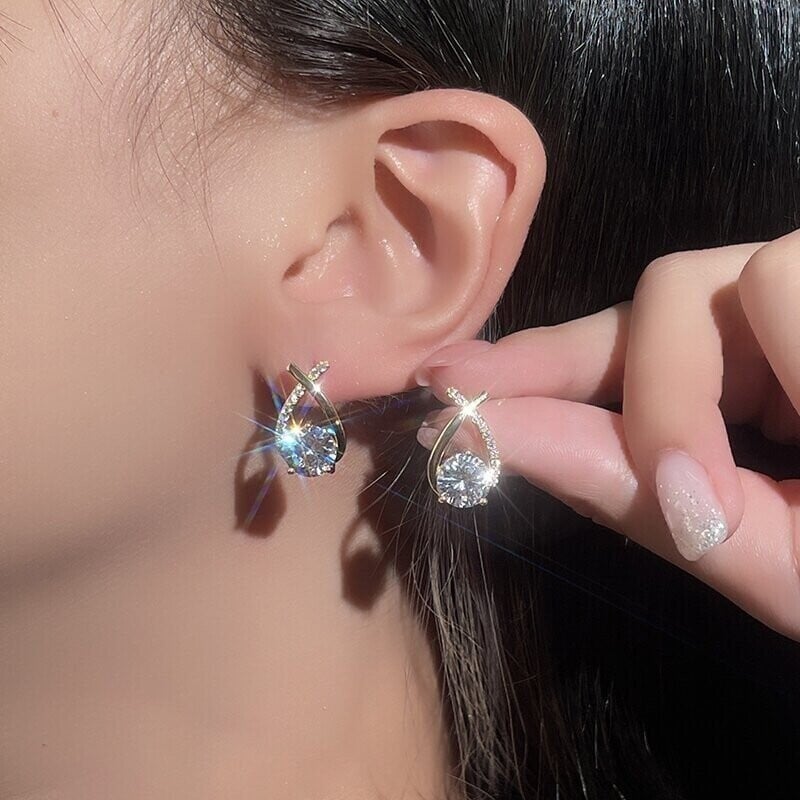 Mermaid Tail Stud Earringsღღ-tidenox