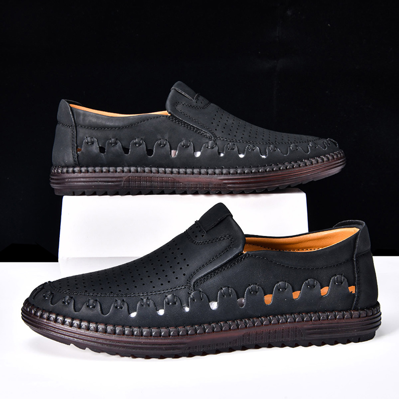 ⏰LAST DAY – 60% OFF🛒 Men's - Orthopedic Leather Loafers – Breathable, Supportive & Lightweight Casual Shoes for Walking, Driving & Everyday Comfort-tidenox