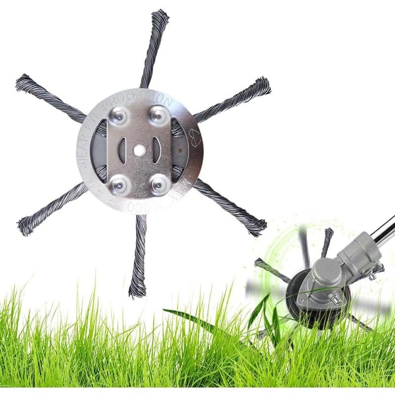 6 inch Steel Wire Brush Cutter Trimmer Head-tidenox