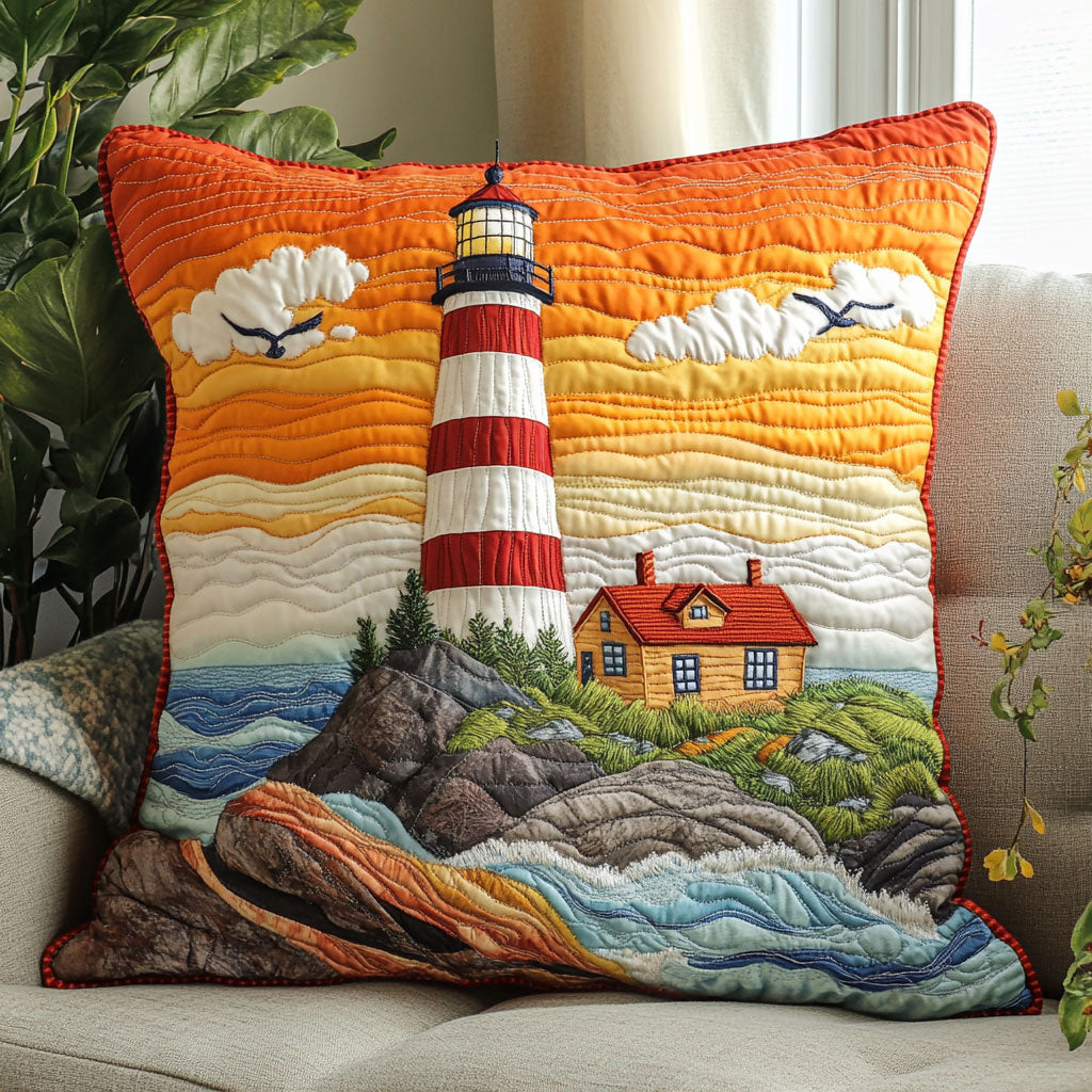 Dream Lighthouse CW2306014CL Quilt Pillow Case-tidenox