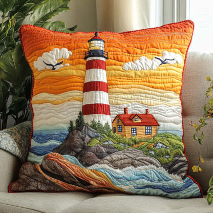 Dream Lighthouse CW2306014CL Quilt Pillow Case-tidenox