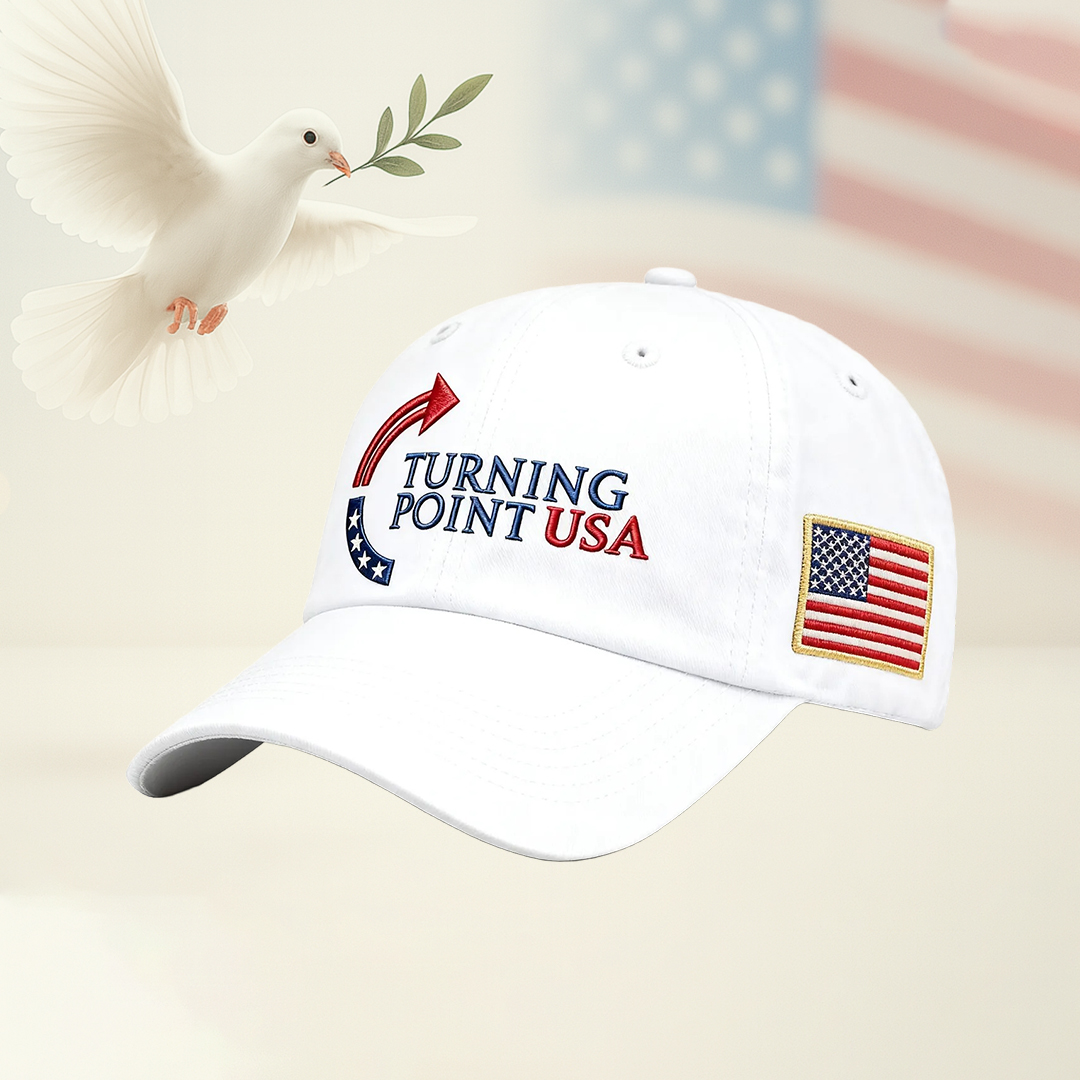 Retro Turning Point Action Print Baseball Cap-tidenox