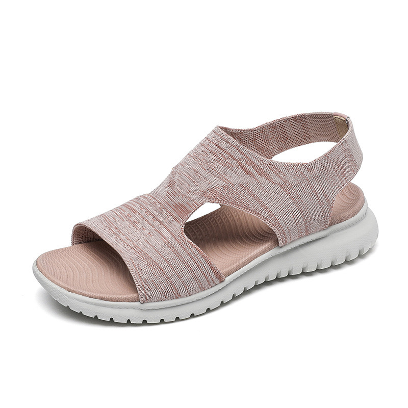 Orthopedic Sandals Cushion Walk Fly Knit Sporty Sandal EEE Fit-tidenox