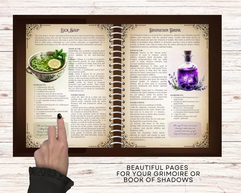 🔥Last Day 49% OFF - 🧙‍♀️🍲WITCH'S STEW & BREWS Decipes:50 Enchanted Recipes for Body and Soul💫