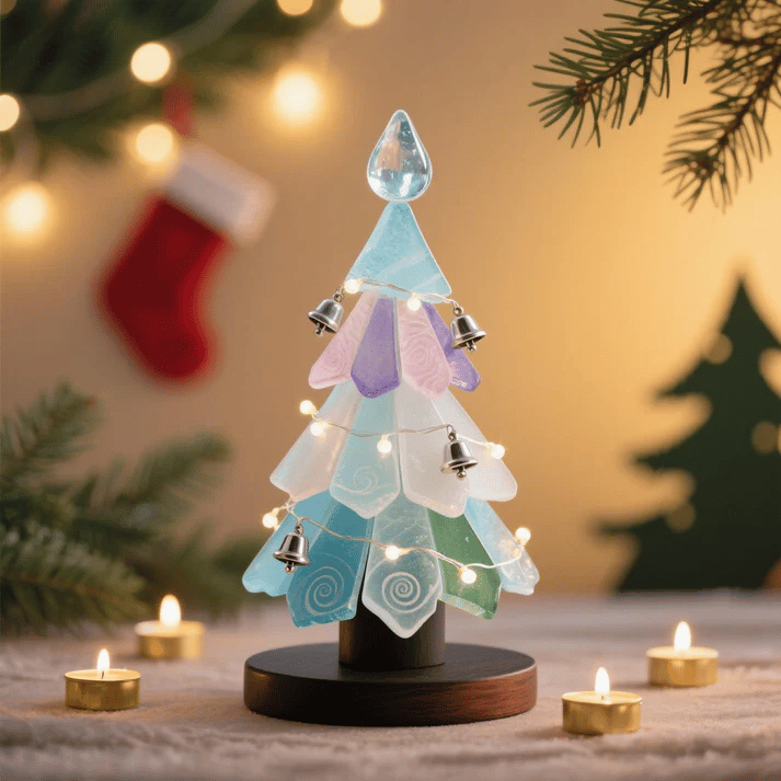 🌊Sea Glass Christmas tree-tidenox