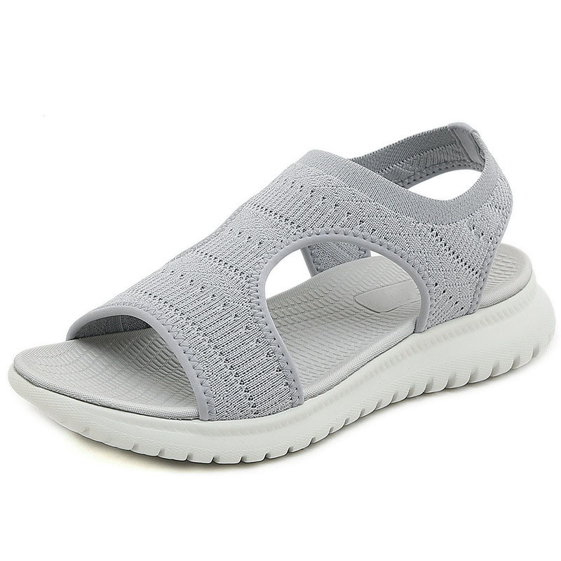 Orthopedic Sandals Cushion Walk Fly Knit Sporty Sandal EEE Fit-tidenox
