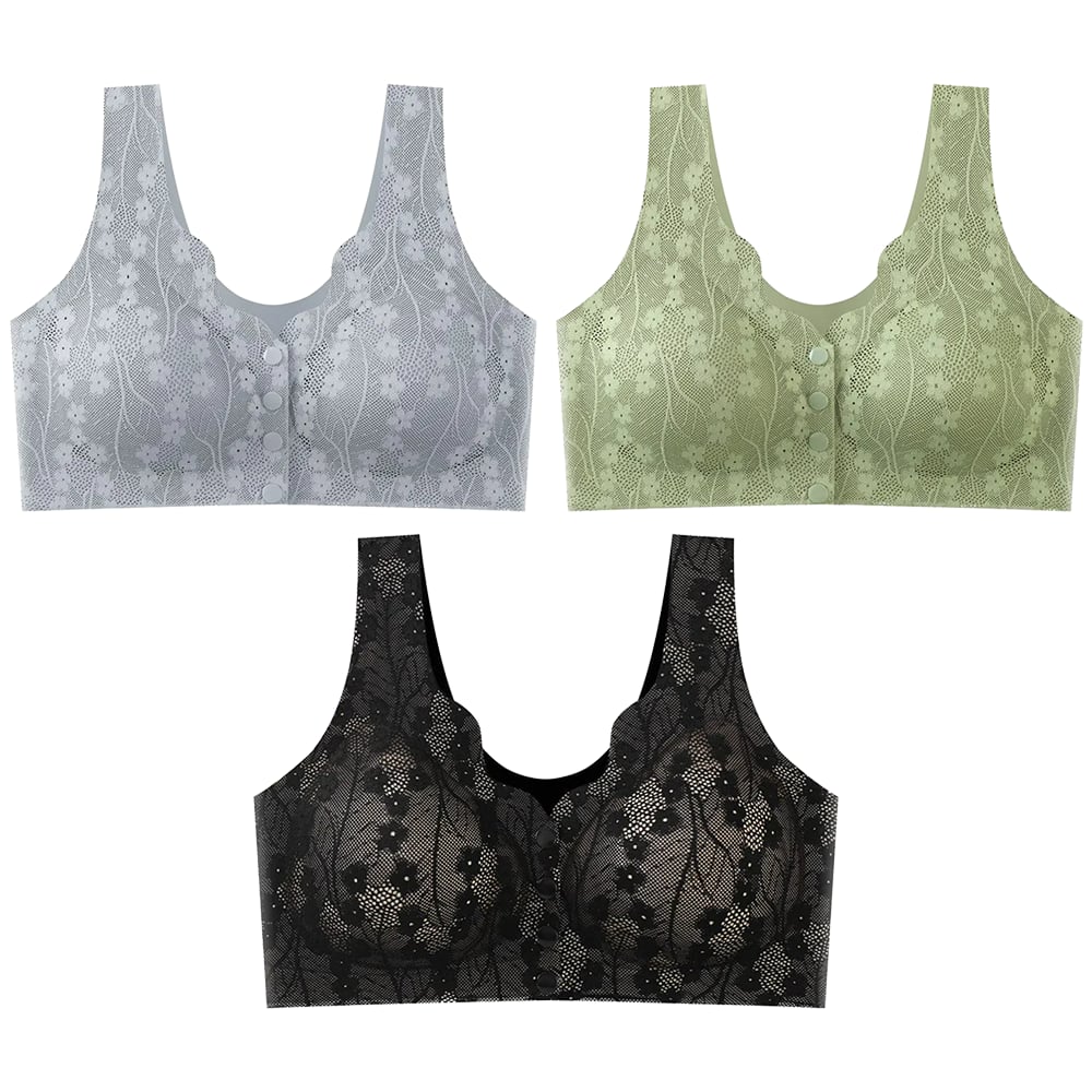 Comfortable & Convenient Front Button Bra-tidenox