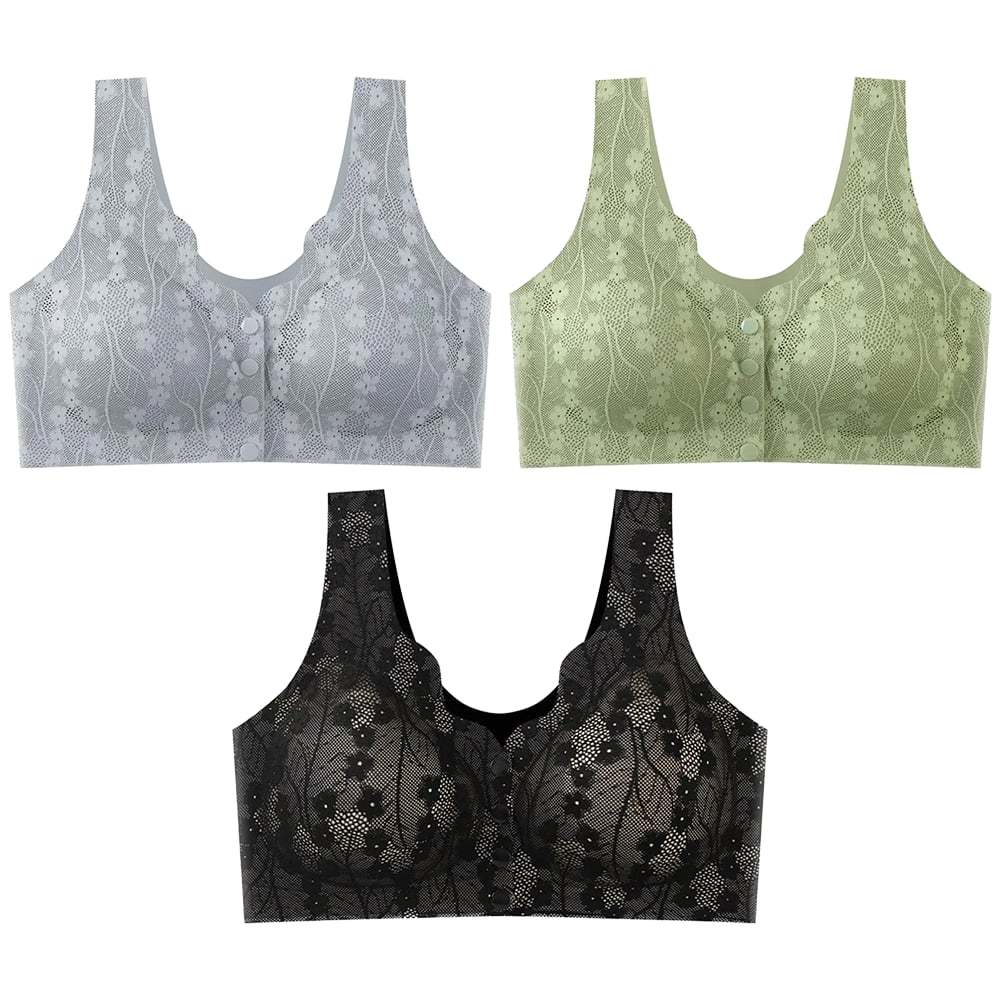 Comfortable & Convenient Front Button Bra-tidenox