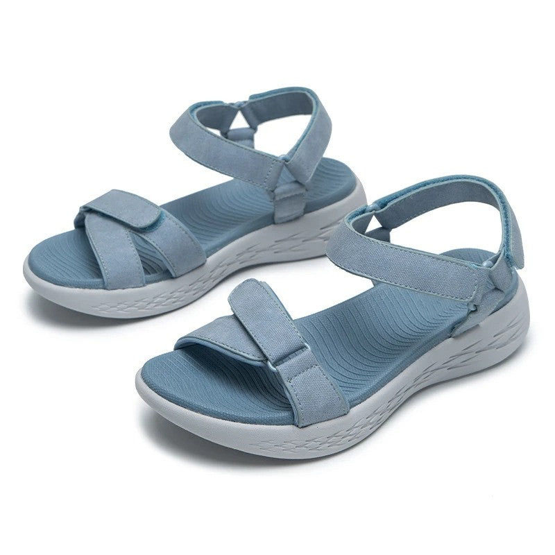 Women's Velcro Orthopedic Thick Sole Anti slip Sandals-tidenox