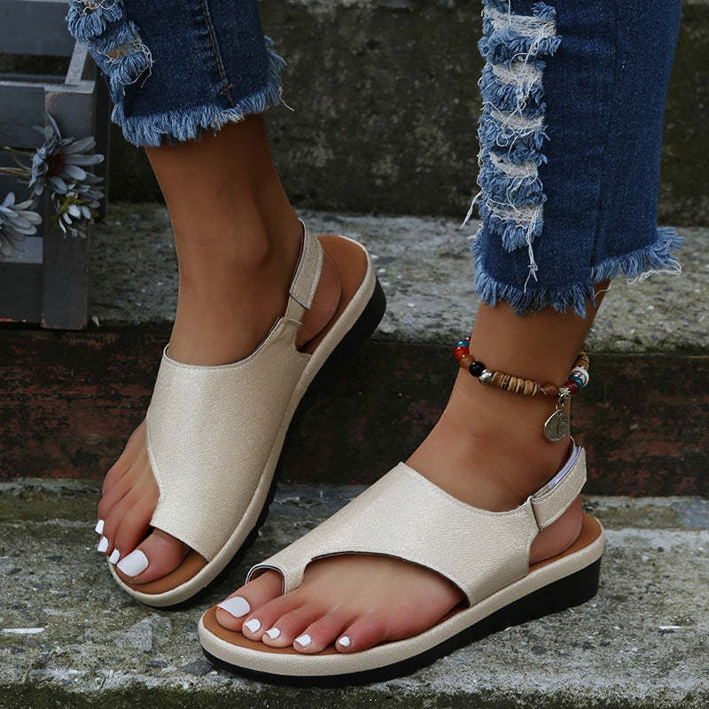 Women's Fashion Trend Soft Bottom Casual Sandals-tidenox