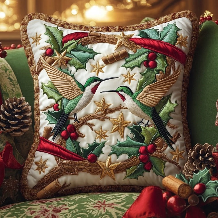 Holly Hummingbird XR1810010CL Quilt Pillow Case-tidenox