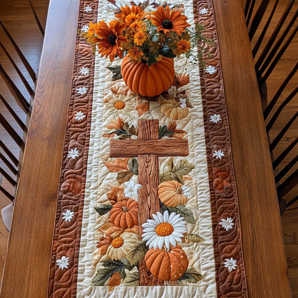 Sacred Gathering Quilted Table Runner NCU0NT9017-tidenox