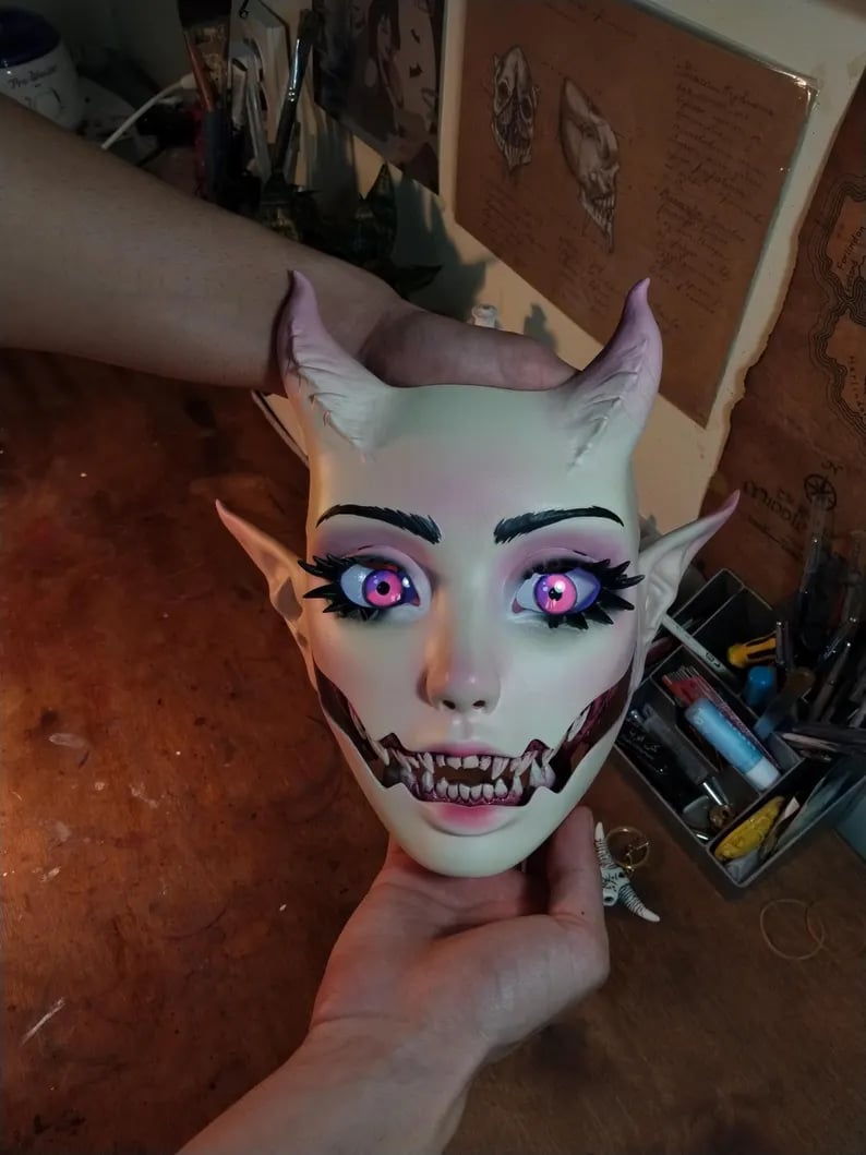 🔥LAST DAY 49% OFF - 🎭Babydoll Mask: Quality and adjustable for comfort😈-tidenox