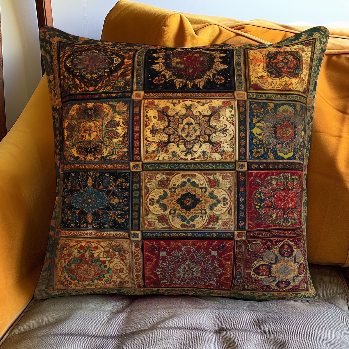 Mystic Mosaic WN2006061CL Quilt Pillow Case-tidenox
