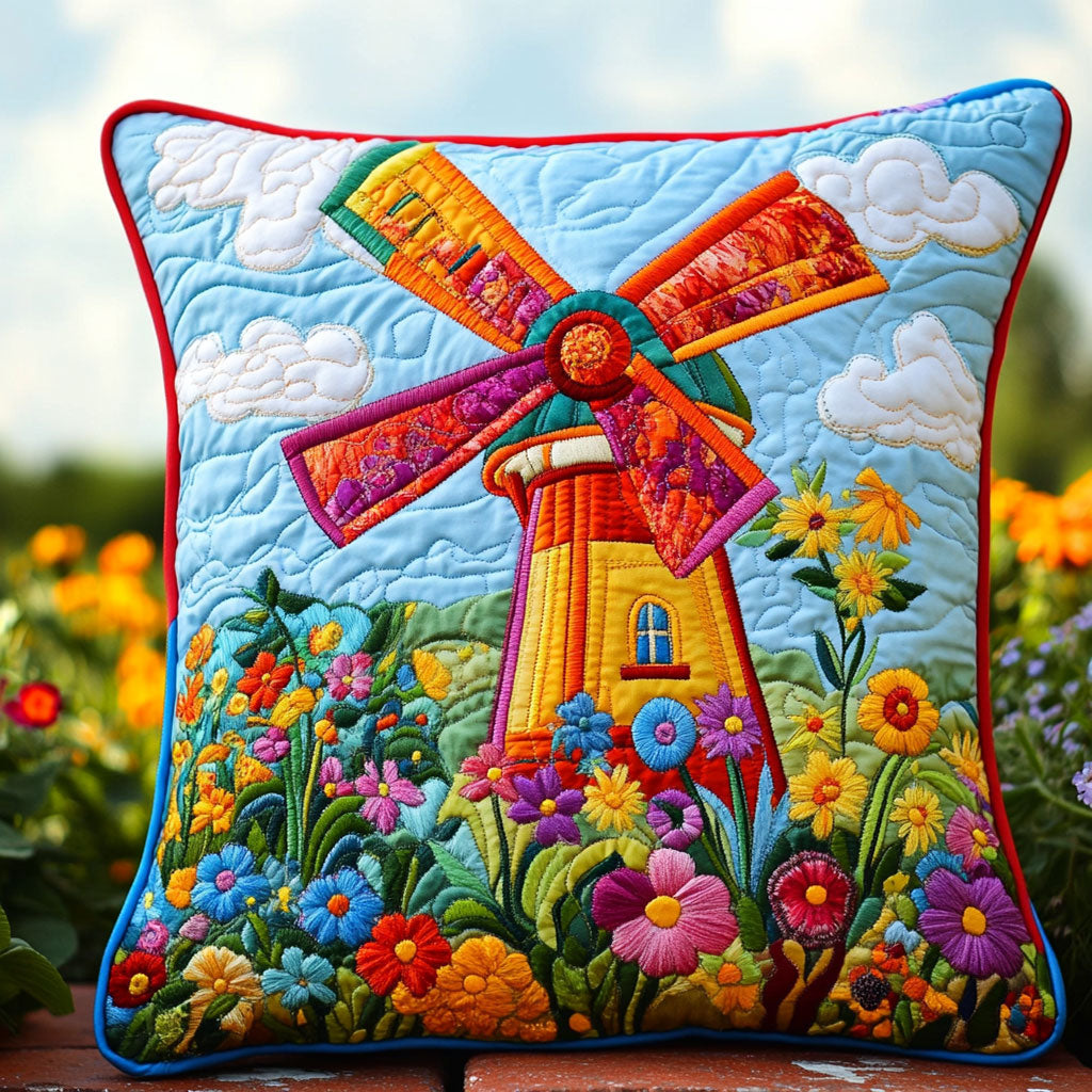 Whispers Of The Windmill WJ2402033CL Quilt Pillow Case-tidenox