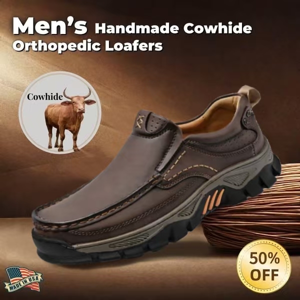 Men's Soft Insole Walking Casual Loafers-tidenox