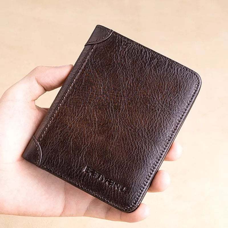 💰Multi-functional RFID Blocking Durable Genuine Leather Wallet🎁Men'swallets