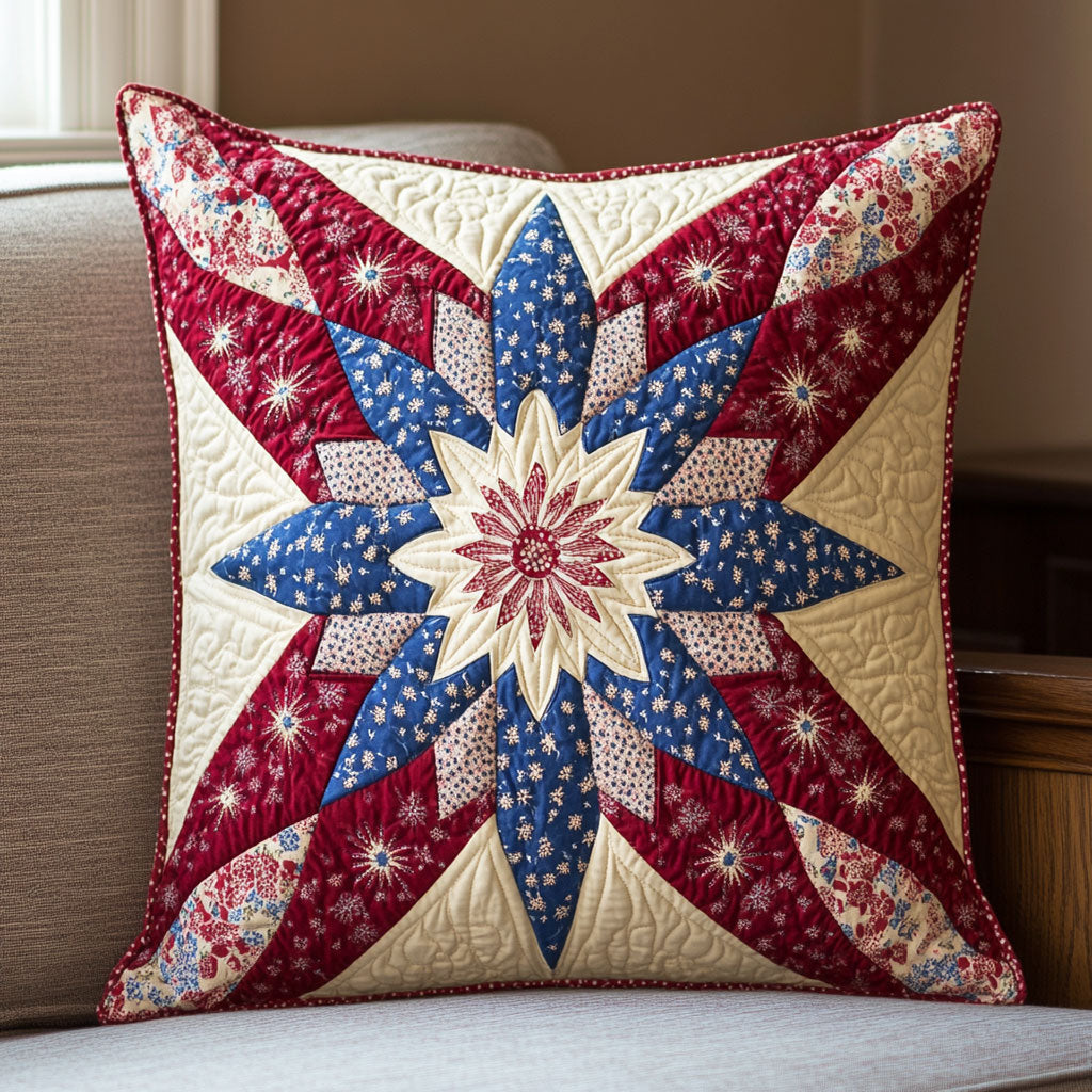 Liberty Flower WJ1802035CL Quilt Pillow Case-tidenox