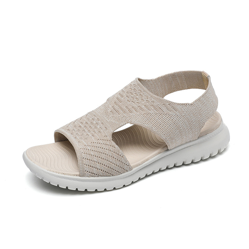 Orthopedic Sandals Cushion Walk Fly Knit Sporty Sandal EEE Fit-tidenox